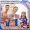 4th of July Tabletop Decorations, 11 Pcs Patriotic Tiered Tray & Table Decor – Memorial Day Red White & Blue Wooden Book, Firework, and USA Centerpieces for Home, Office & 250th Anniversary